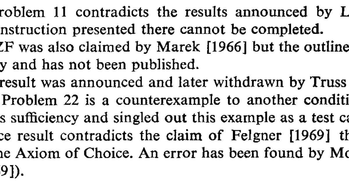 Broken proofs and broken provers