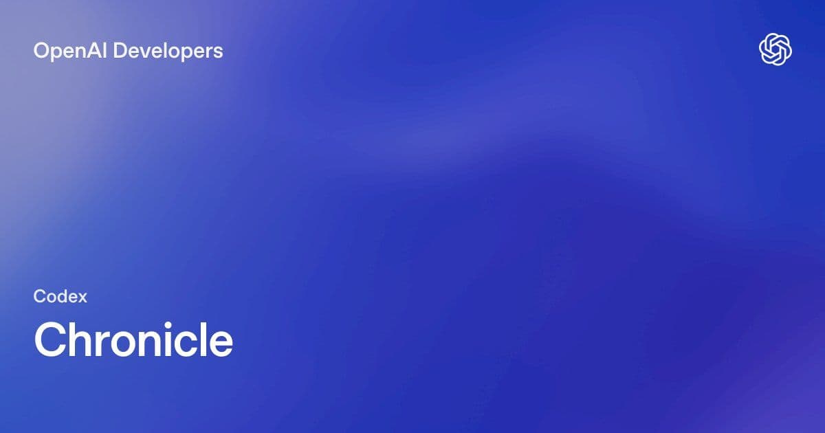 OpenAI Releases Chronicle Screen Context Feature for Codex in Limited Research Preview
