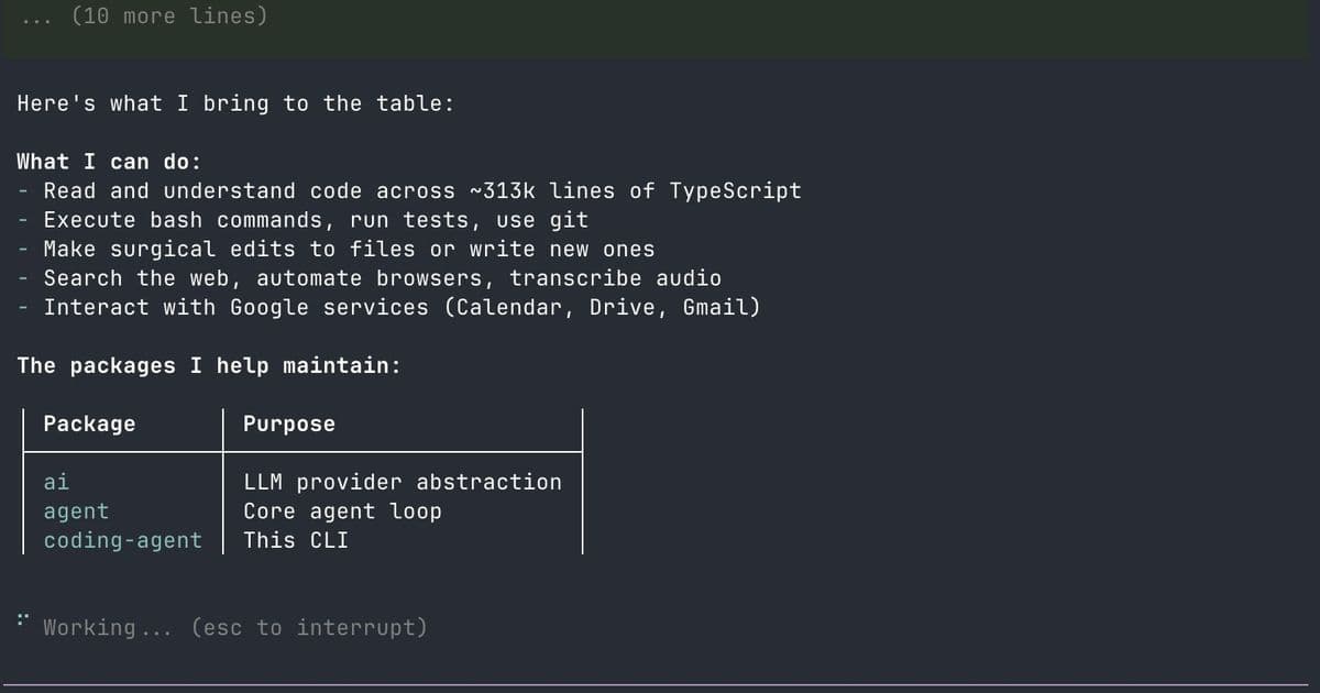 pi.dev: A Minimal Terminal Coding Agent That Adapts to You