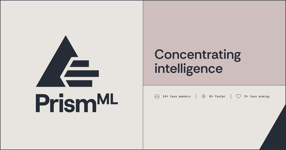 PrismML's 1-bit Bonsai Models Push AI Intelligence Density to New Heights