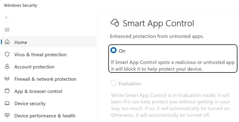 Smart App Control in Windows 11: A New Era of Security with the Ability to Re-enable