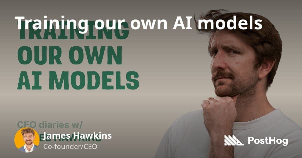 PostHog Announces In‑House AI Model Training to Power Self‑Driving Product Features