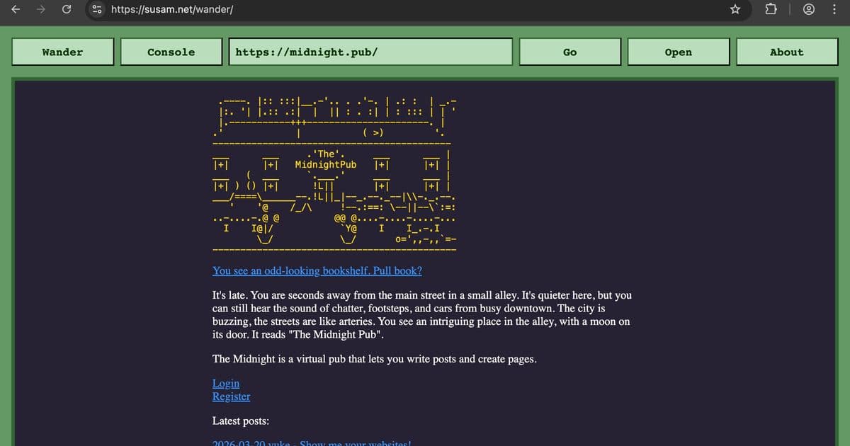 Wander Console 0.4.0 Brings Wildcard Patterns and Console Picker Improvements