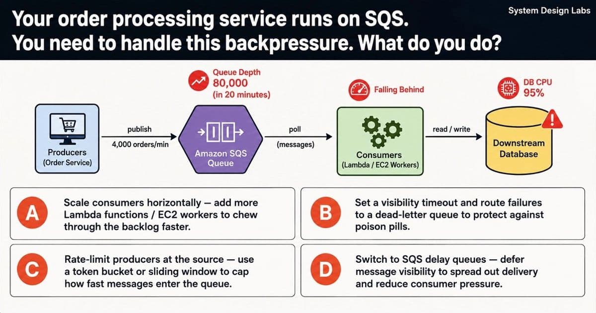 Understanding Backpressure in Distributed Systems: The SQS Black Friday Problem