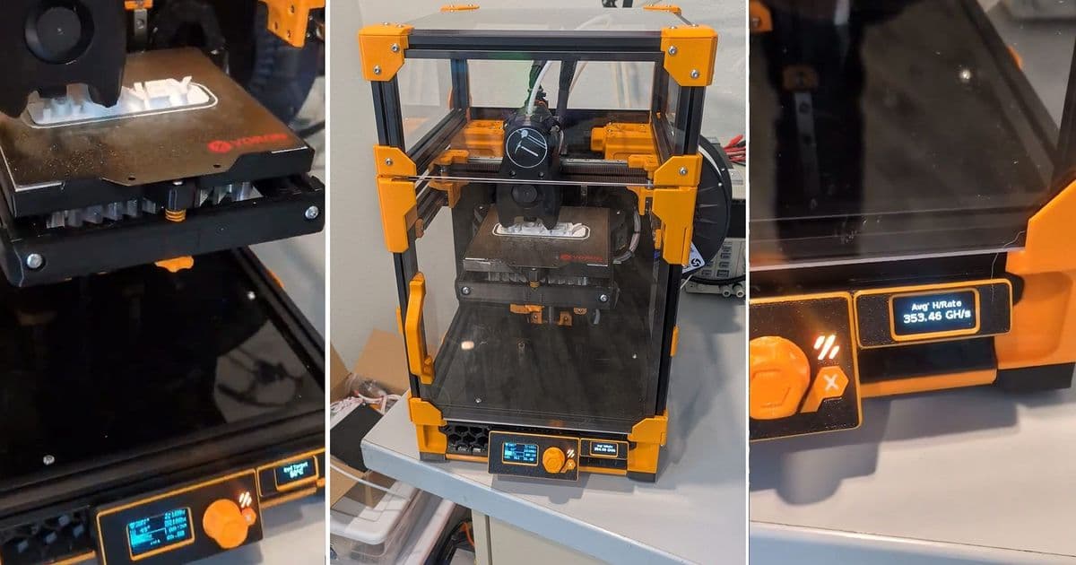 Bitcoin-Mining 3D Printer Uses Heat Reuse to Revolutionize Desktop Fabrication