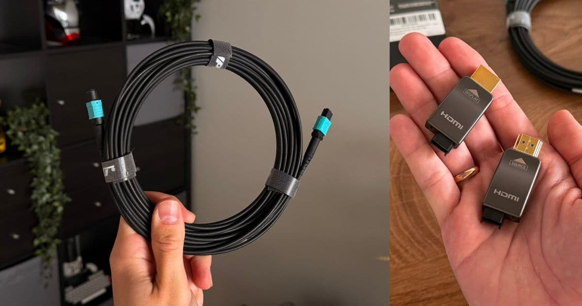 Fiber Optic HDMI Cable Delivers 48 Gbps Performance Across 990 Feet at $500 Price Point