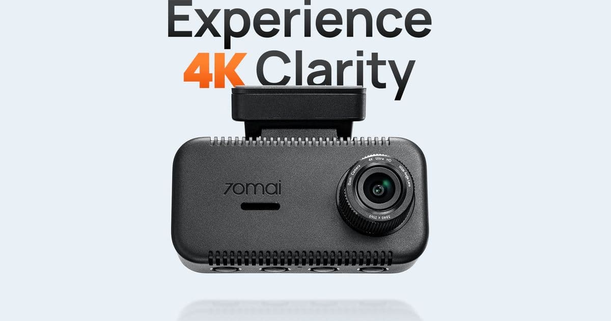 70mai's New Bank Card-Sized 4K Dash Cam Delivers Premium Features in a Compact Package