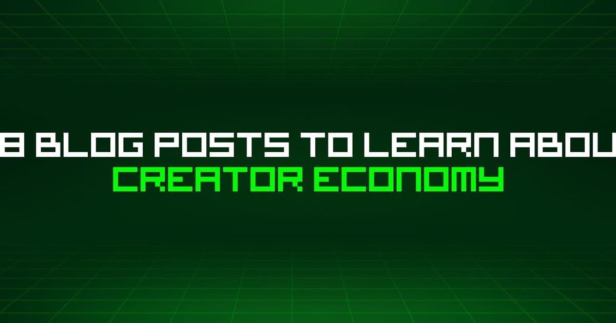 A Curated Walkthrough of HackerNoon's 88 Must‑Read Posts on the Creator Economy