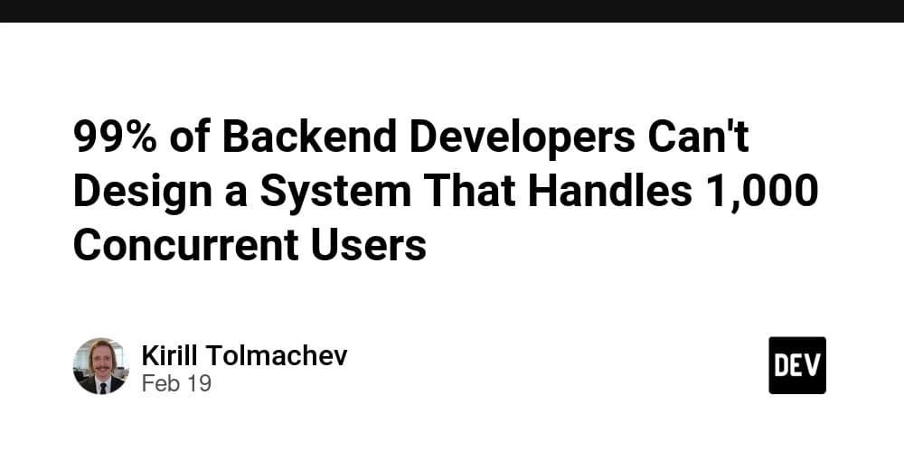 The Connection Conundrum: Why Most Systems Fail at 1,000 Concurrent Users