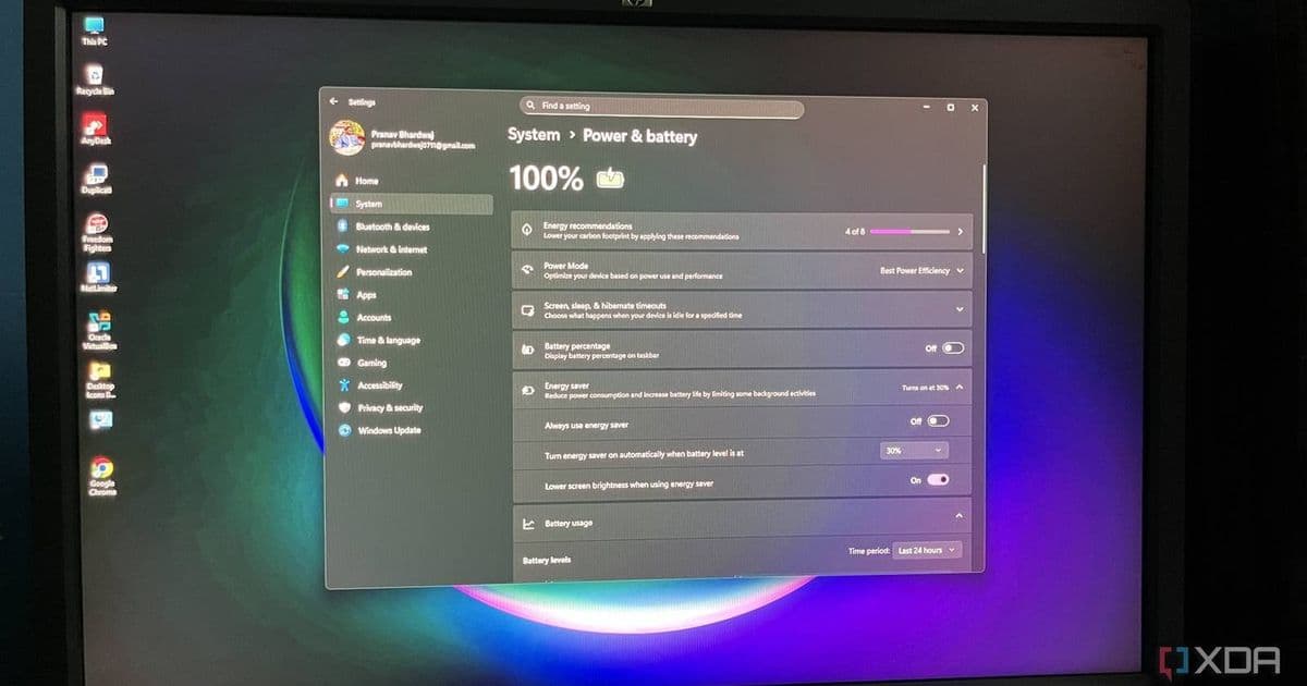 Windows 11's Long-Awaited Battery Icon Update Finally Arrives