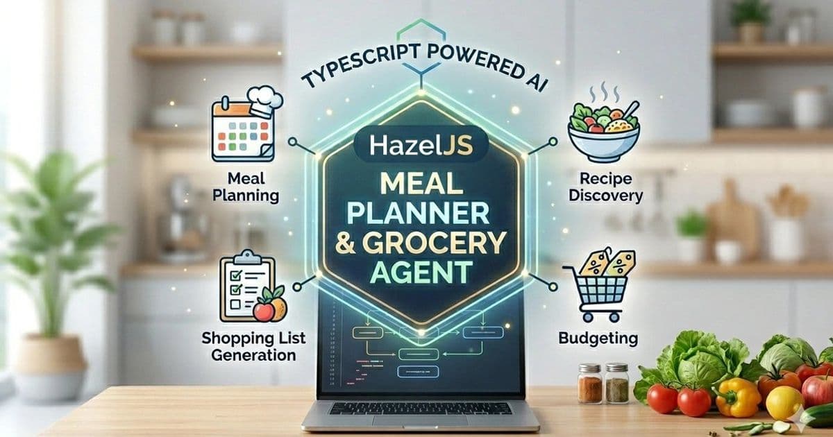 HazelJS Meal Planner Shows the Real Shape of Agentic Application Design