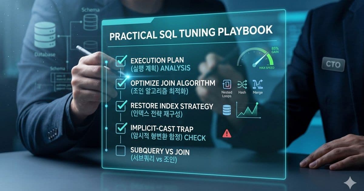 A Practical SQL Query‑Tuning Playbook: Execution Plans, Joins, Indexes, and the Traps