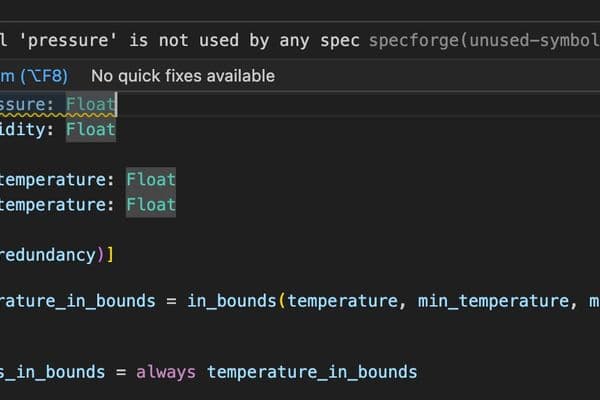 SpecForge Brings Temporal Logic to Hybrid Systems with VSCode Integration