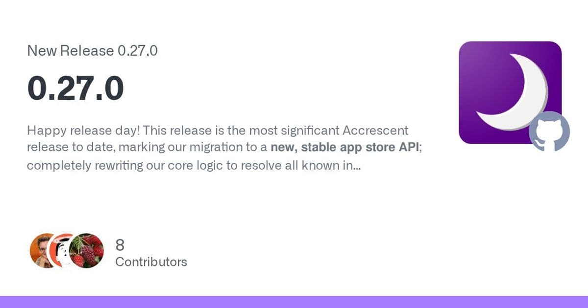 Accrescent 0.27.0 Overhauls Android App Store with Atomic Updates, Background Installs