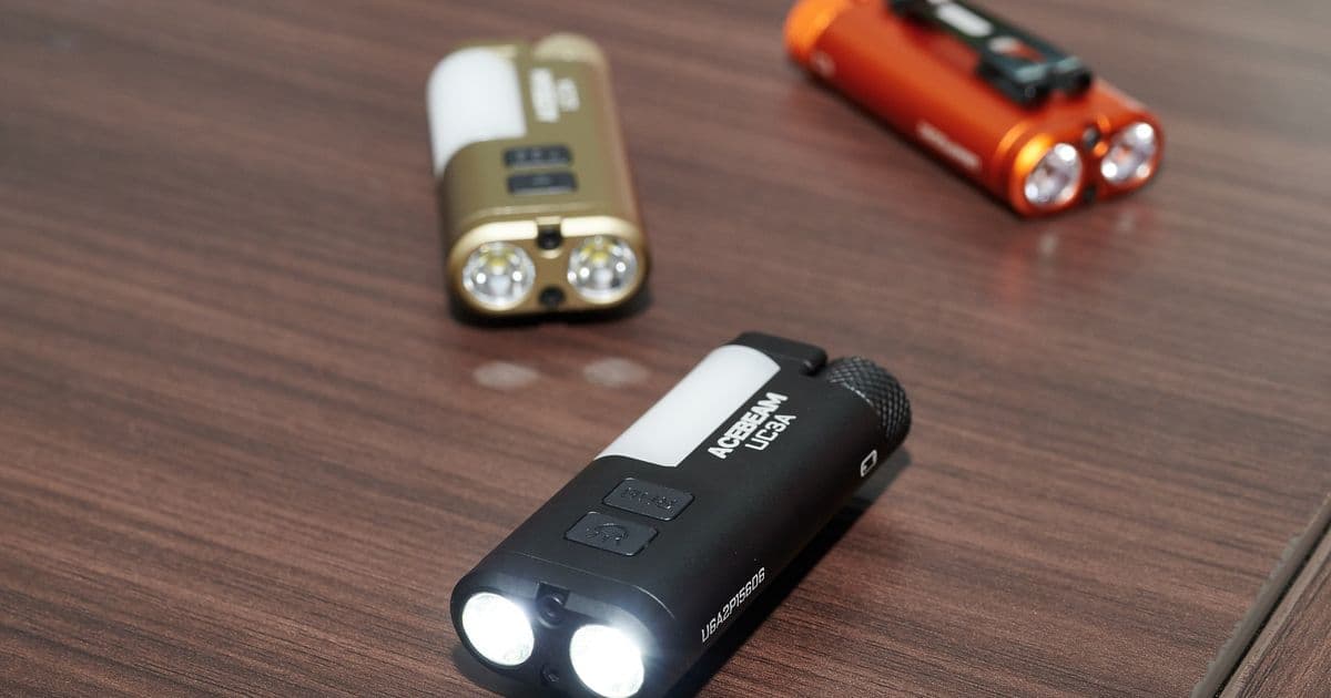 Acebeam UC3A hands-on: A 65-gram EDC flashlight with a USB-C rechargeable AAA cell