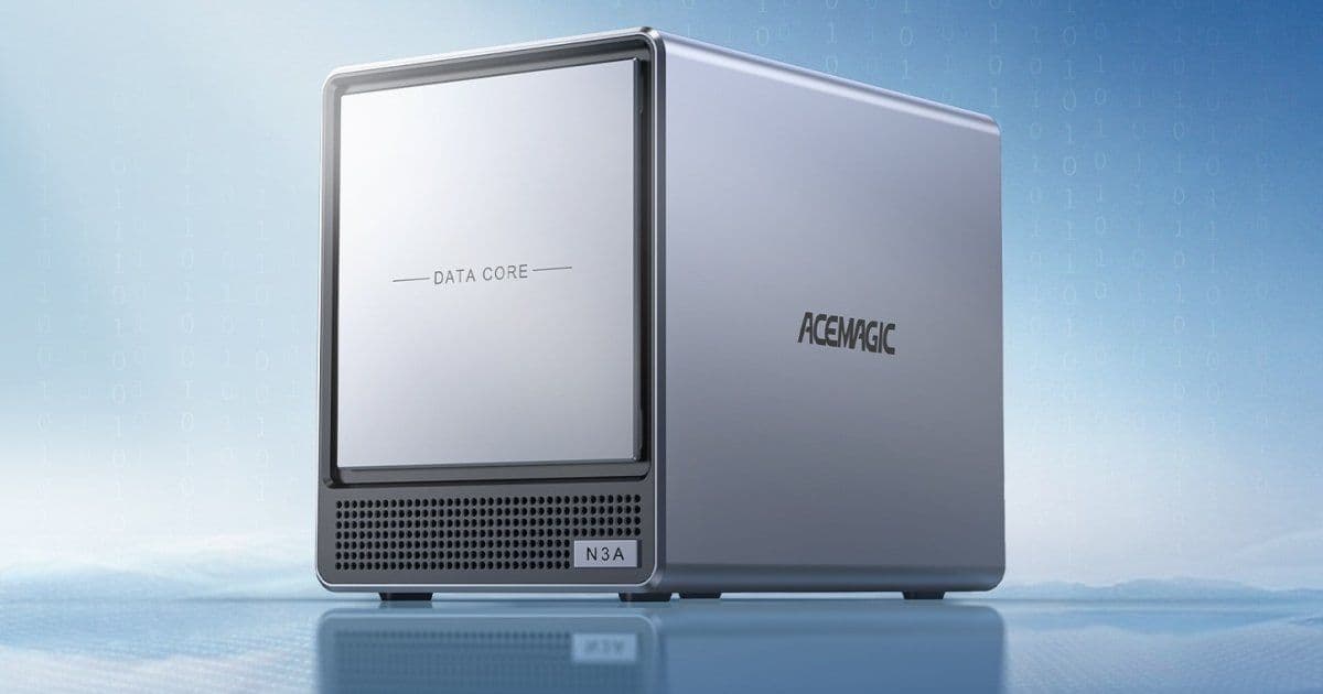 ACEMAGIC N3A NAS Packs AMD Ryzen 7 3750H in Unusual Storage Device