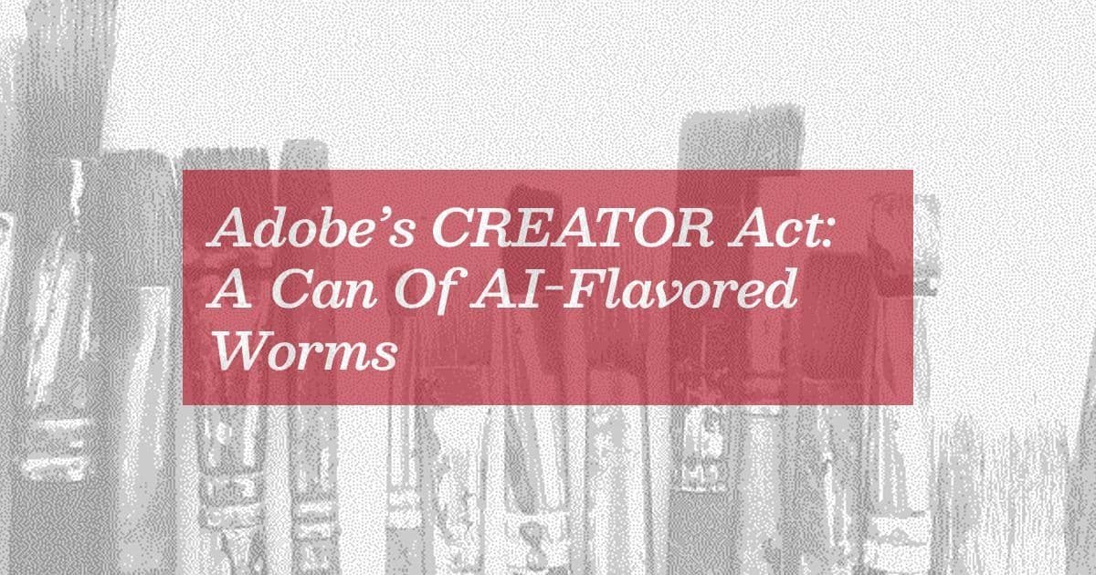 Adobe's CREATOR Act: Protecting Artistic Style in the AI Era