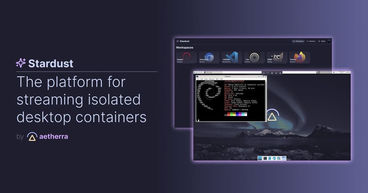 Aetherra Unveils Stardust: Lightweight Open-Source Framework for Building AI Agents