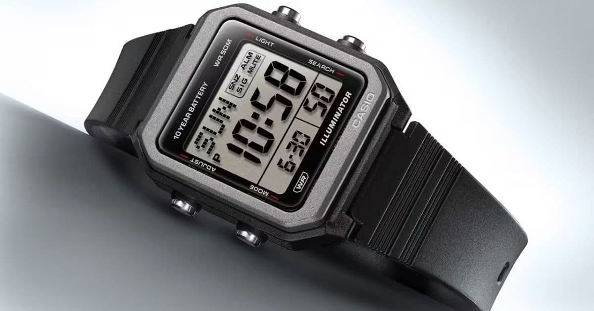 Casio's New W221H Digital Watches Hit US Market at $45.95