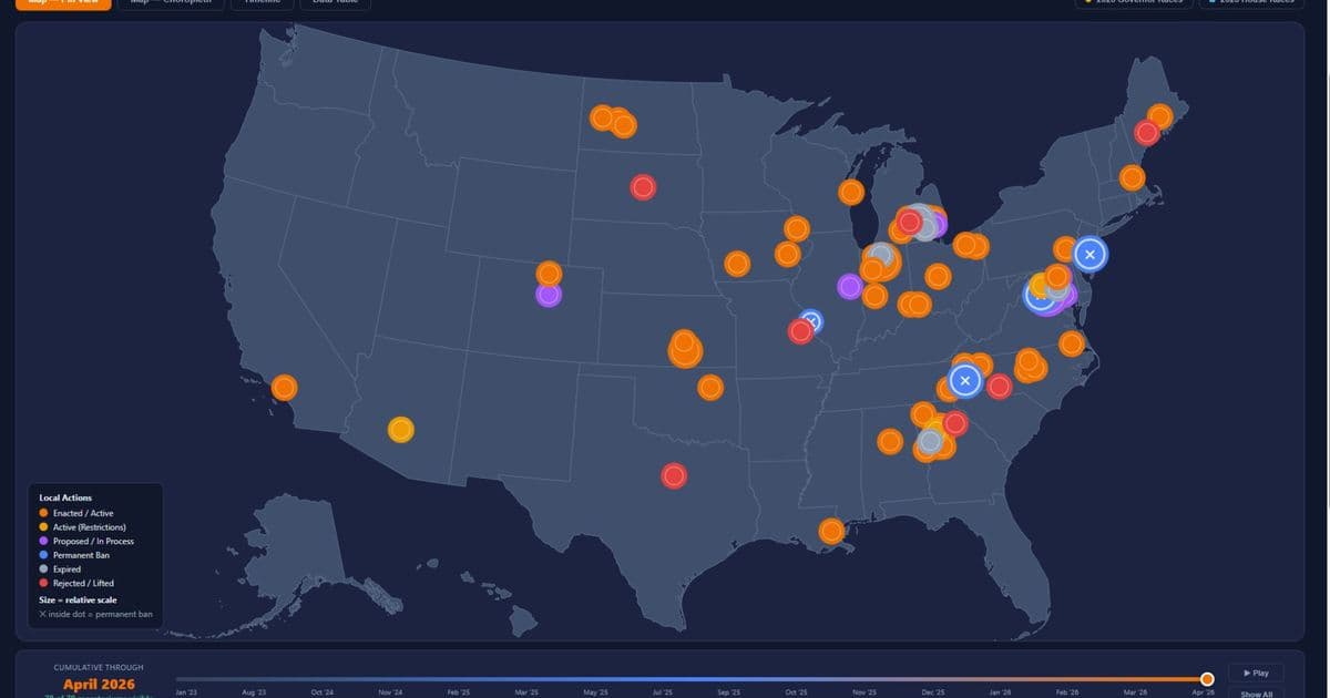 AI Data Center Bans Accelerate Across US as Communities Push Back Against Resource Strain