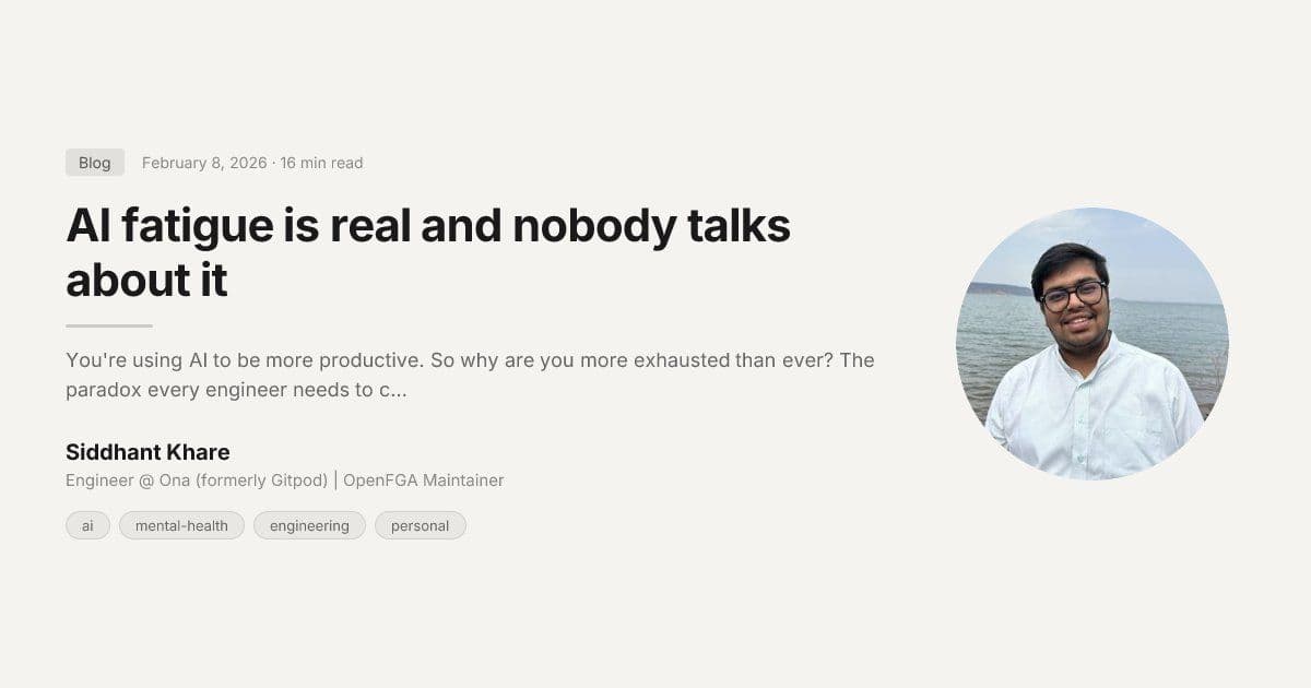 The Hidden Cognitive Cost of AI Adoption: Why Engineers Are Burning Out Faster
