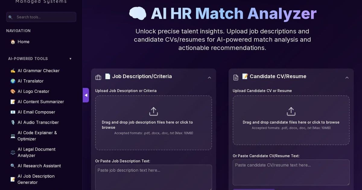 AI HR Match Analyzer: Precision Hiring in the Age of Talent Scarcity