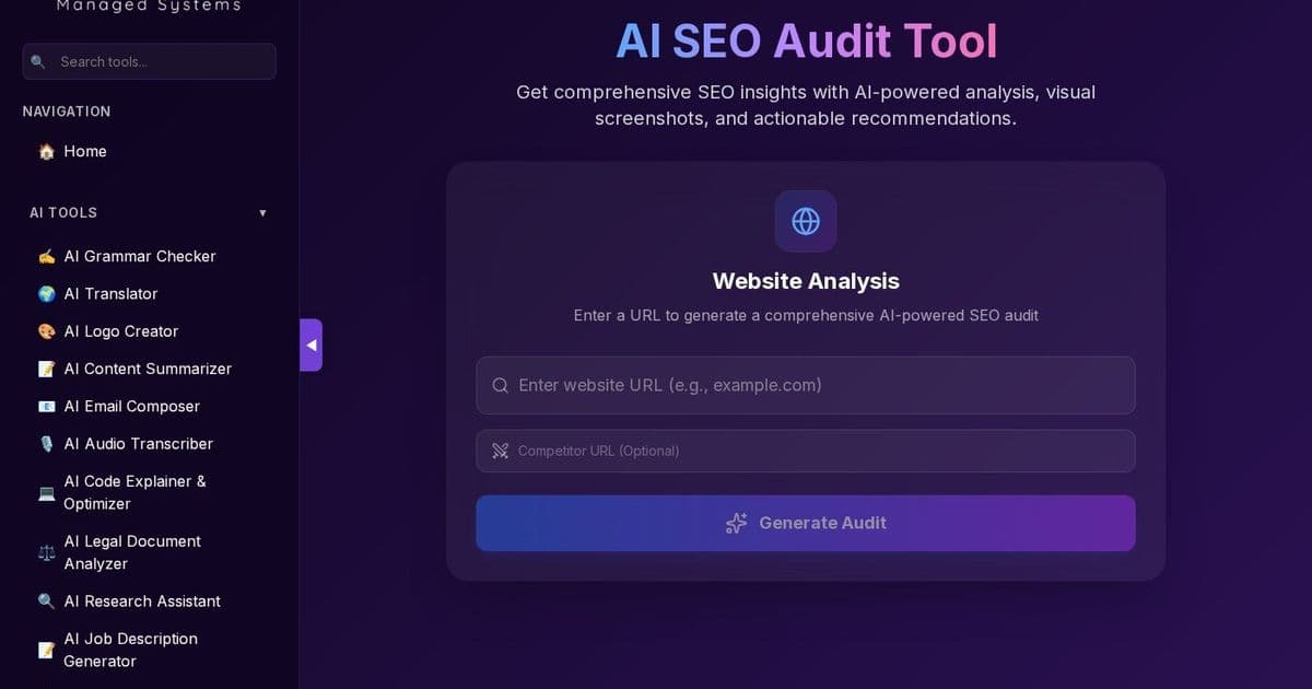 AI-Powered SEO Audits: How LavX's Comprehensive Analysis Tool Transforms Digital Marketing Strategy