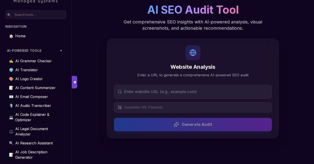 AI-Powered SEO Audits: Transforming Digital Strategy with LavX's Intelligent Analysis
