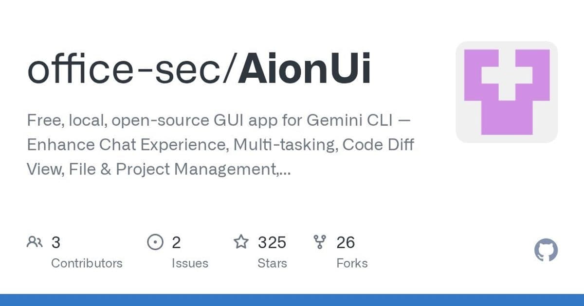 AionUi: Revolutionizing Developer Workflows with a Gemini-Powered Desktop Chat Interface