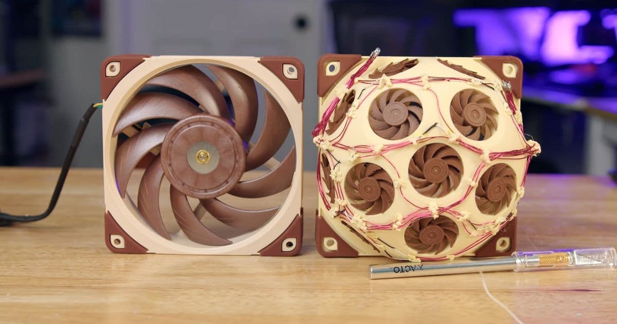 DIY 'Fanhattan Project' Matches Commercial Fan Performance with 15 Micro-Fans
