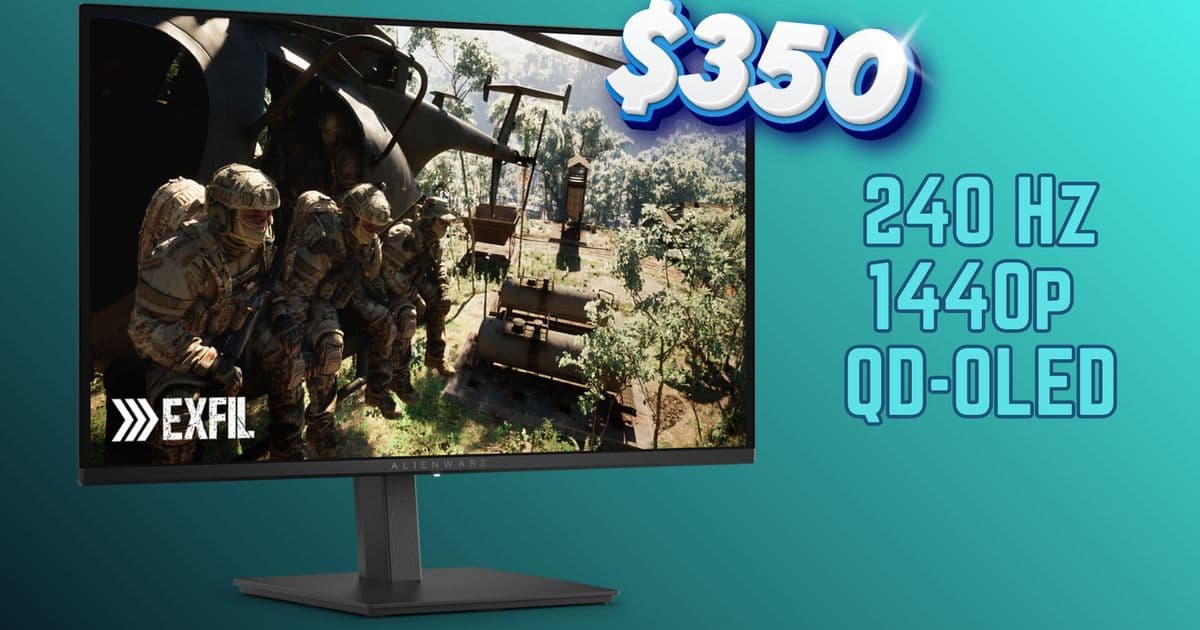 Alienware's $350 OLED Monitor Shakes Up Gaming Display Market