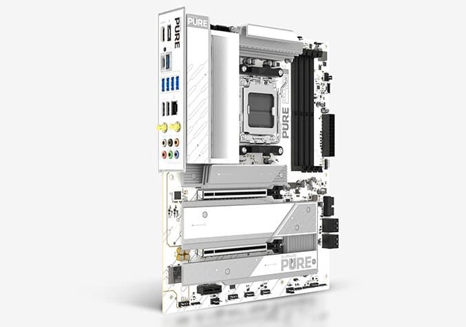 Sapphire's All-White X870A WiFi 7 Motherboard Targets Style-Conscious Gamers at $249