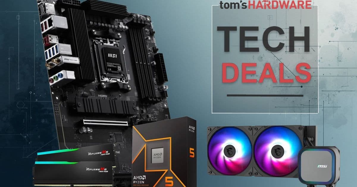 Newegg's $490 AM5 Combo Bundle Delivers Budget Zen 5 Gaming Build