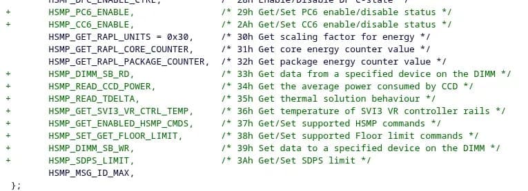 AMD HSMP Driver Preps for Zen 6 EPYC with Enhanced Power Controls