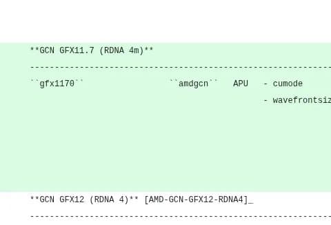 AMD Introduces GFX1170 'RDNA 4m' GPU Target to AMDGPU LLVM