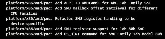 AMD PMC Linux Driver Gets Early Patch Set for Zen 6 Power Management