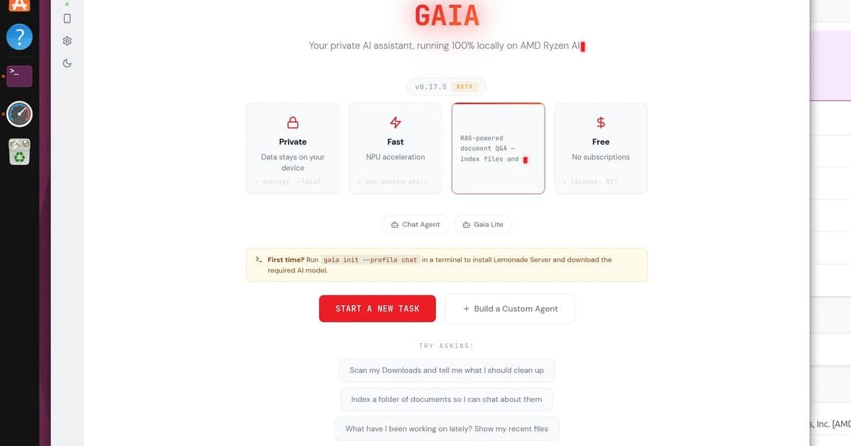 AMD's GAIA 0.17.5 Streamlines Local AI with Gemma 4 Model and Enhanced Features