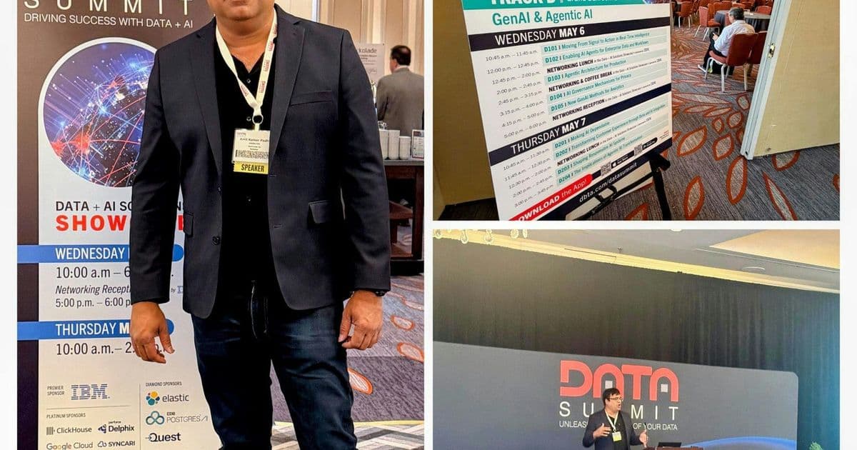 Amit Kumar Padhy Showcases Enterprise Agentic AI Architecture at Data Summit 2026
