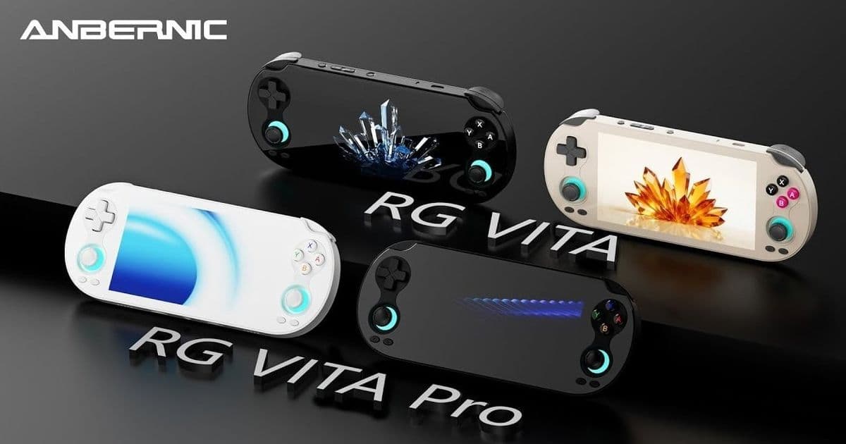 Anbernic RG Vita Brings PS Vita Design to Android Gaming