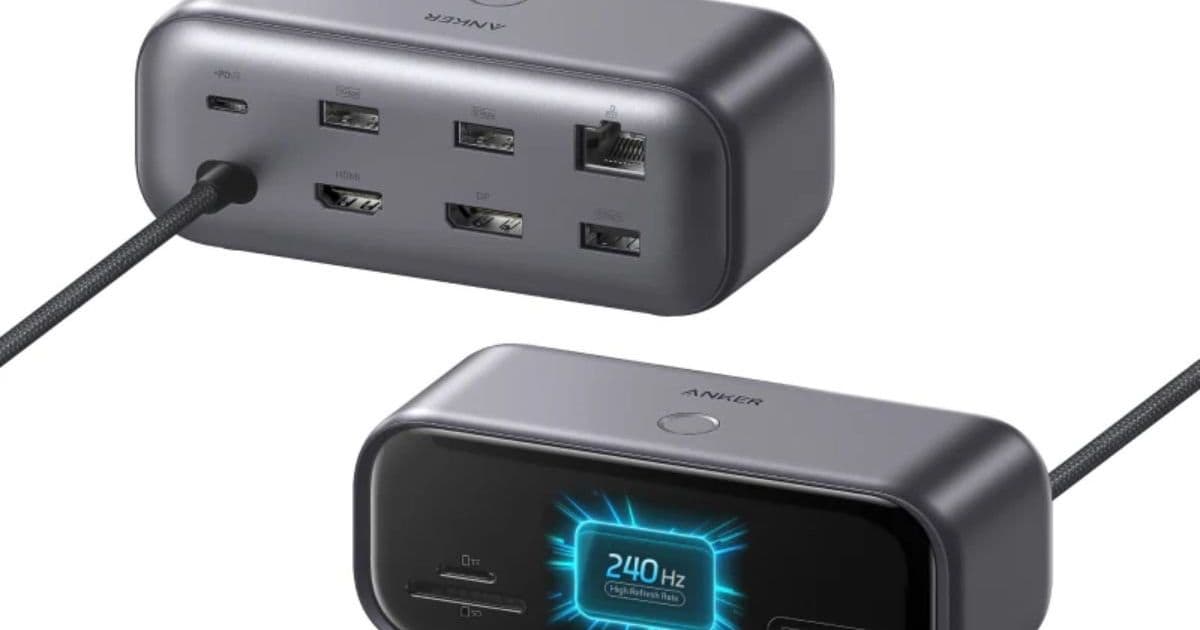 Anker’s 10‑in‑1 Nano USB‑C Hub adds a 240 Hz display to the desktop accessory lineup