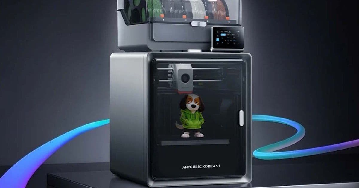 Anycubic Kobra S1 ACE 2 Pro 3D Printer Launches with 16-Color Printing, Filament Drying, and Early-Bird Discount