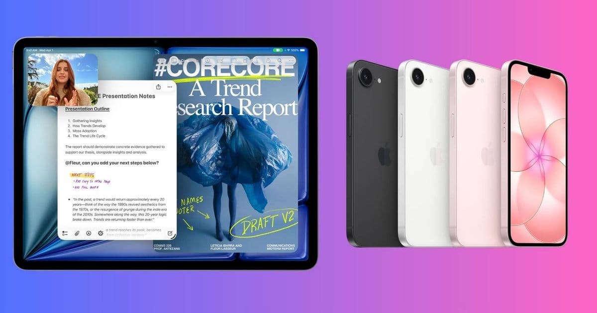 Apple reveals refreshed M4 iPad Air and A19-powered iPhone 17e with an upgraded camera