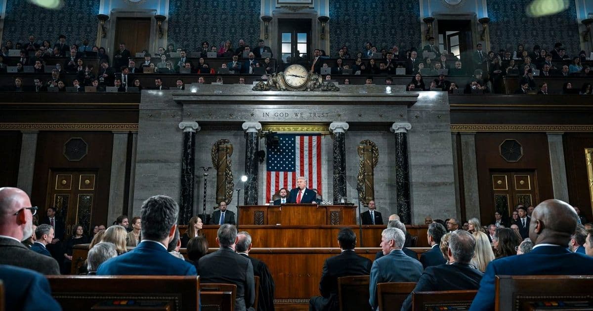 Around half of Democrats skip Trump State of the Union