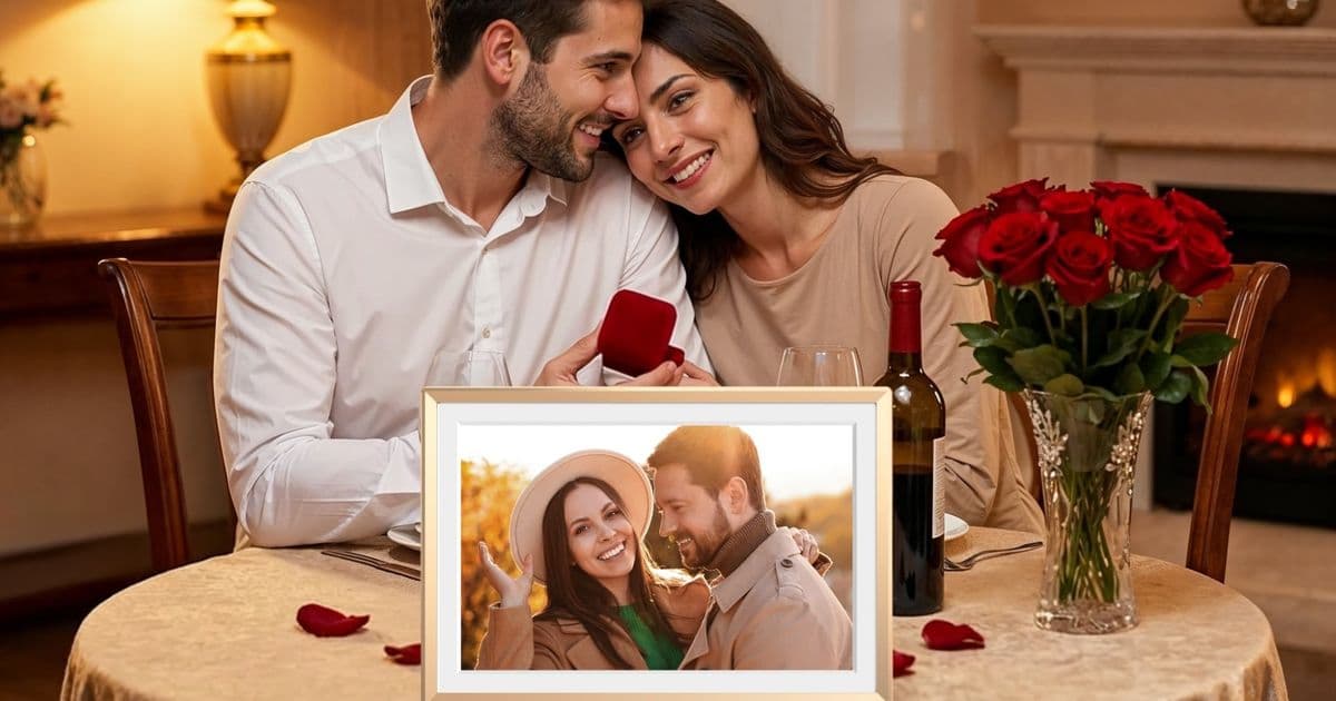 Arzopa D14 Digital Frame: A Tech-Savvy Valentine's Gift That Keeps Memories Alive