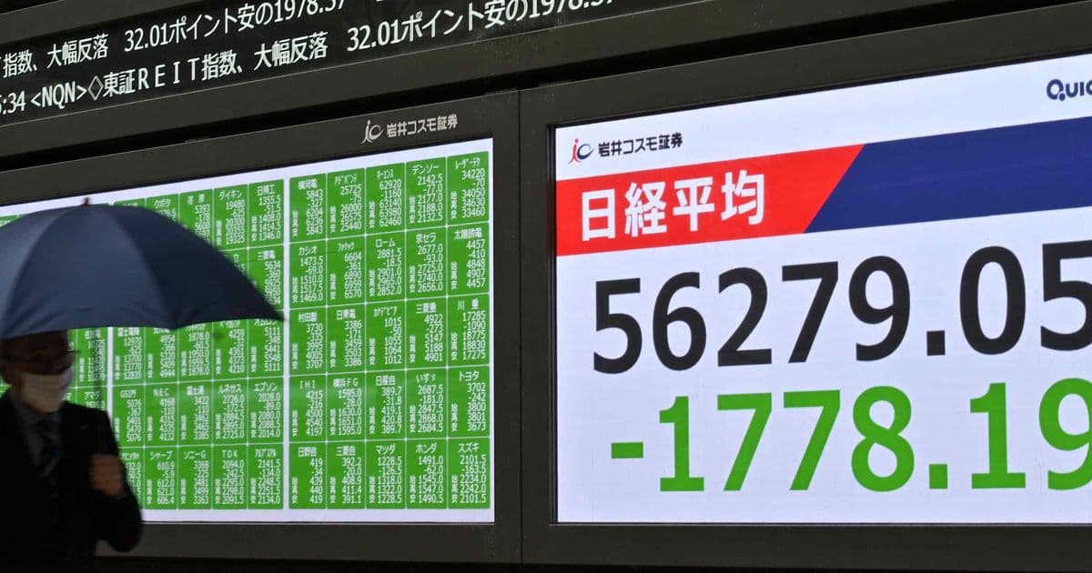 Asia Stocks Tumble as Iran Crisis Sparks Energy Market Turmoil