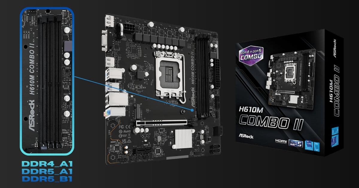 ASRock's Hybrid DDR4/DDR5 Motherboard: A Stopgap Solution in the Memory Crisis