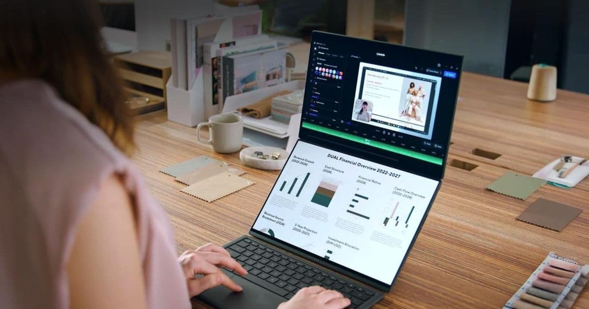 Asus Zenbook DUO Dual-Screen Laptop Brings Panther Lake Power to Productivity