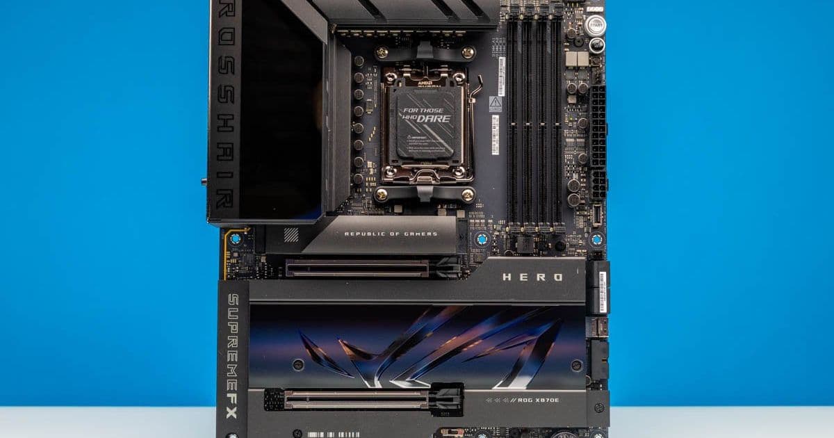 ASUS ROG Crosshair X870E Hero AMD AM5 Motherboard: High-End Workstation Power