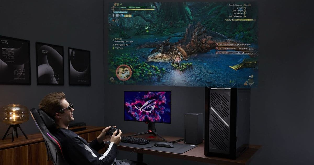 Asus ROG Xreal R1 AR Glasses Open Pre‑Orders at $849 – 240 Hz, 171‑inch Virtual Screen for PC, Xbox and PlayStation