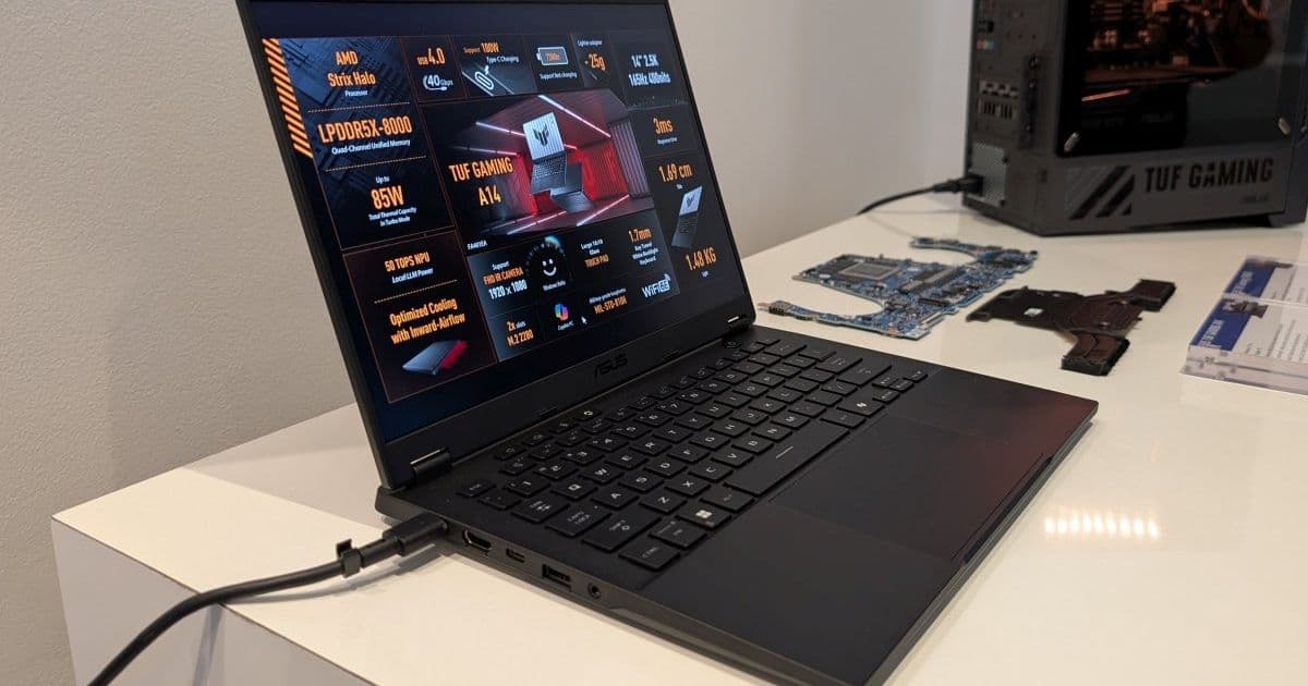 Asus TUF Gaming A14 with Ryzen AI Max+ 392 Now Available for $2200